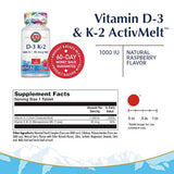D3 K2 activemelt rojo rasberry Kal 60 pestañas