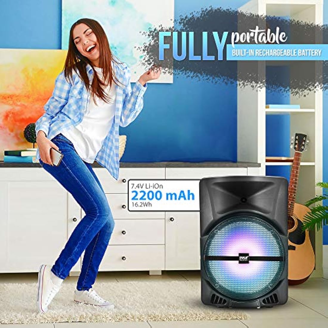 Parlante Portátil inalámbrico PYLE-PRO PPHP1244B