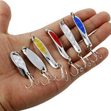 30 piezas de señuelo de pesca con cucharas de fundición
