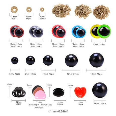 Ojos y narices para peluches
