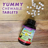 Bluebonnet Nutrition Rainforest Animalz Vitamina D3 400 IU Masticable Tableta, libre de soja, sin gluten, sin OMG, certificado Kosher, sin lácteos, vegetariano, 90 comprimidos, 90 porciones de sabor a bayas mixtas