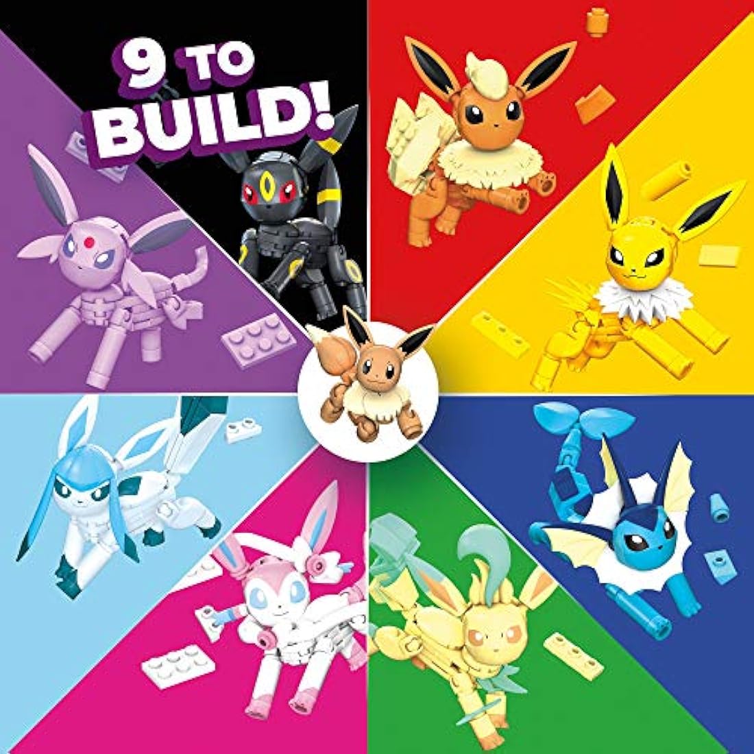 Pokémon Mega Construx ¡Cada Evolución de Eevee!