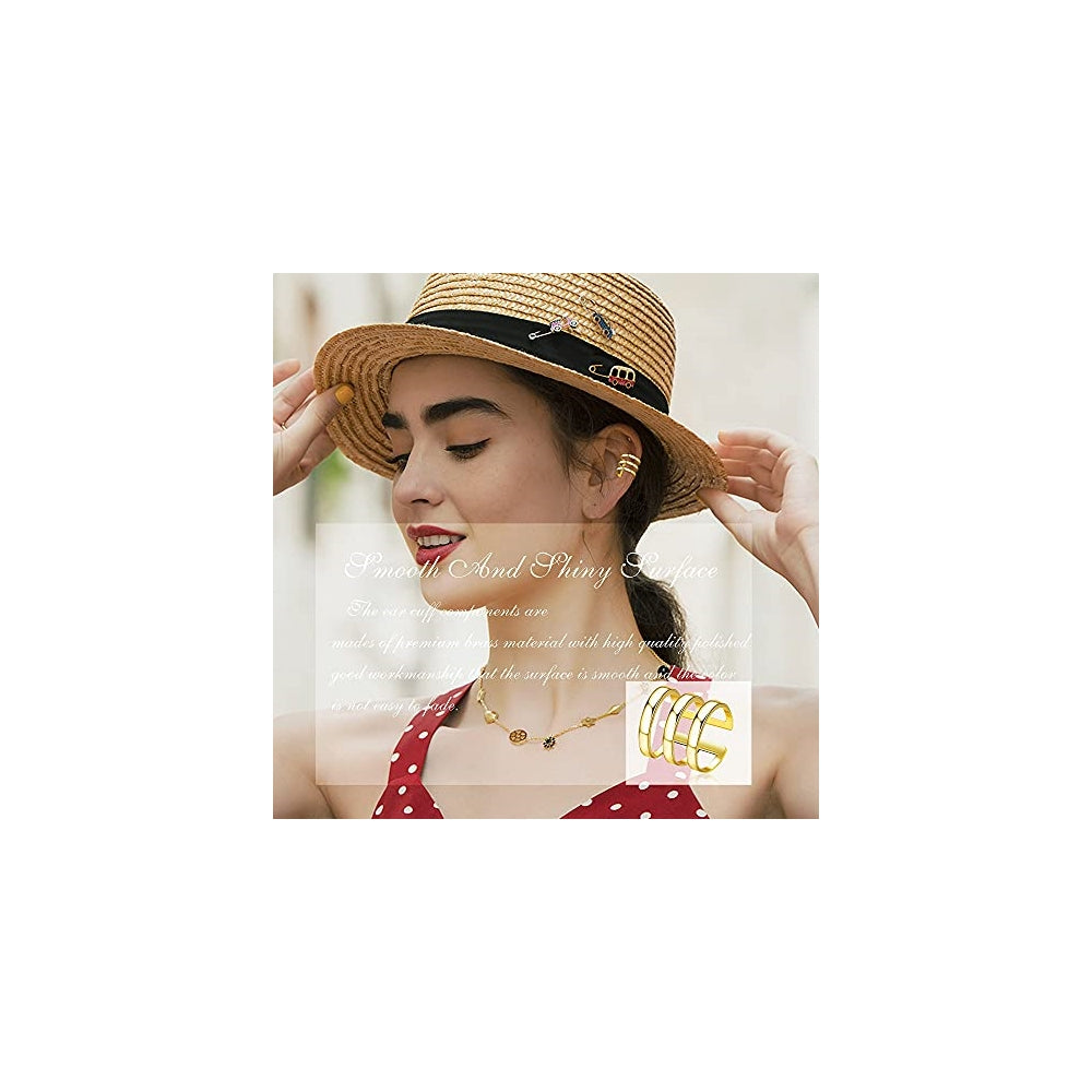 Aretes ajustables para mujer sin perforación para mujeres