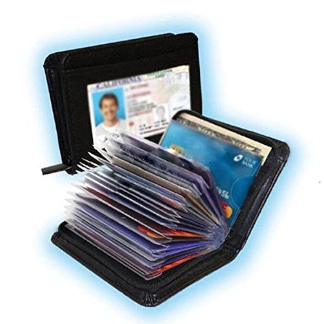 Paddsun - Cartera de bloqueo RFID para hombres y mujeres