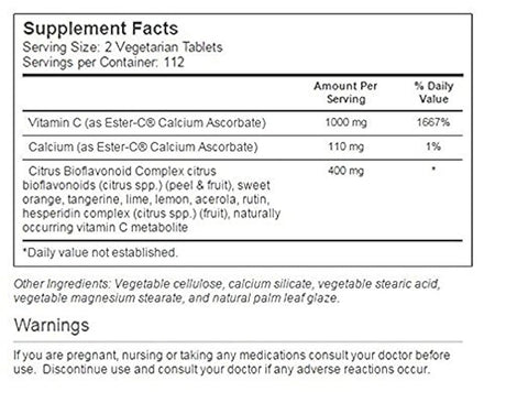 Productos de salud Bioflavonoides, 500 mg, 225 tabletas