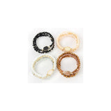Pulseras y tobilleras de cuentas de acrílico