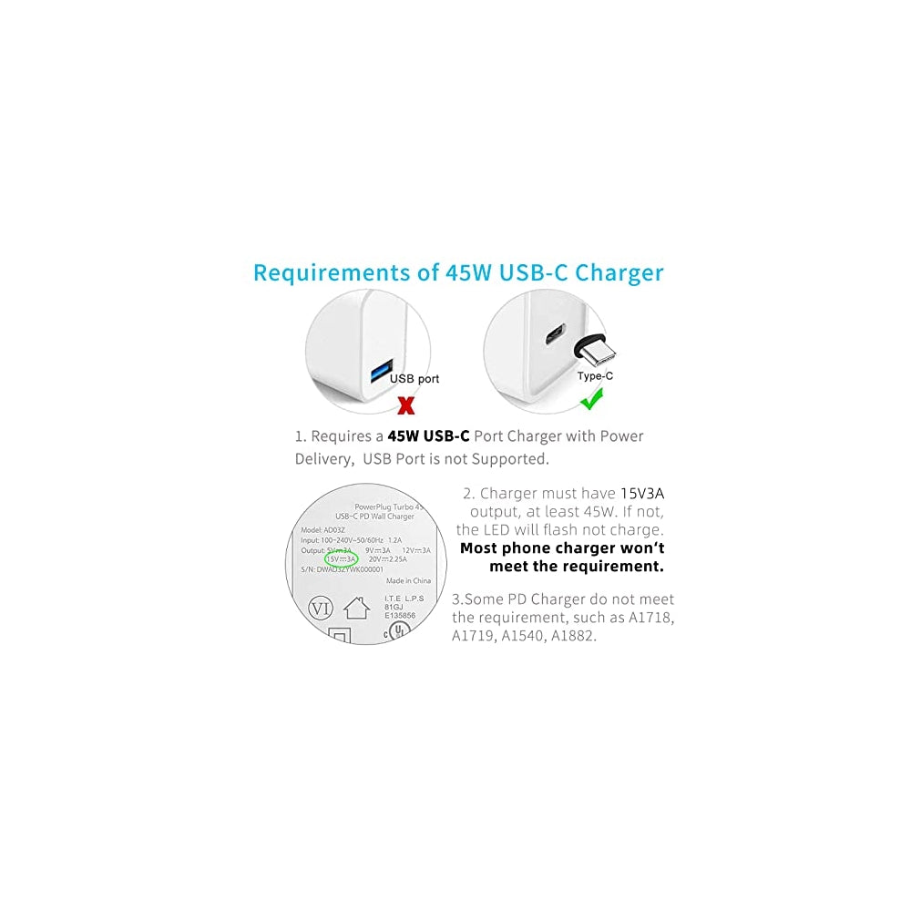 Cargadores de carga de nailon trenzado conectado a USB C