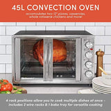 Horno tostador de convección con doble puerta