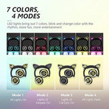 MindKoo - Auriculares inalámbricos con Bluetooth y luz LED