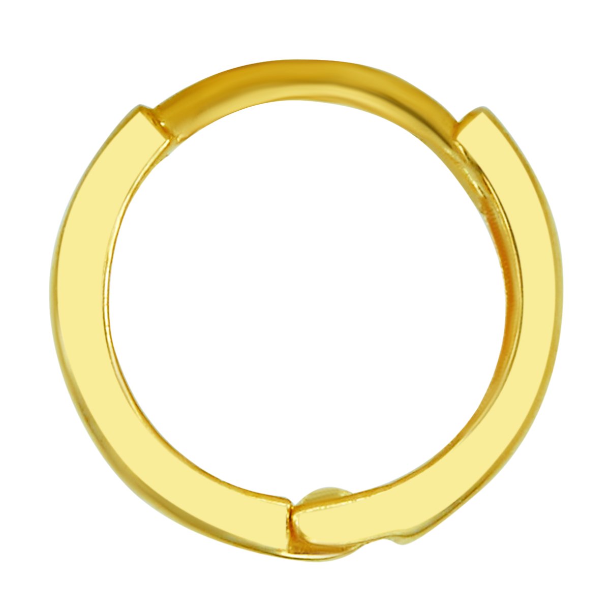 Pendientes de oro amarillo de 14 k de 1,5 mm de grosor 8x8mm