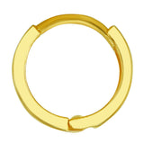 Pendientes de oro amarillo de 14 k de 1,5 mm de grosor 8x8mm