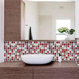 Adhesivo decorativo azulejos mosaico (23.6x23.6cm/9.3x9.3)