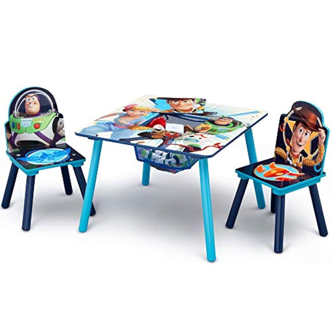 Delta - Juego de mesa y silla para niños con almacenamiento