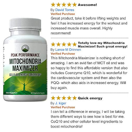 suplemento de soporte mitocondrial con aceite MCT