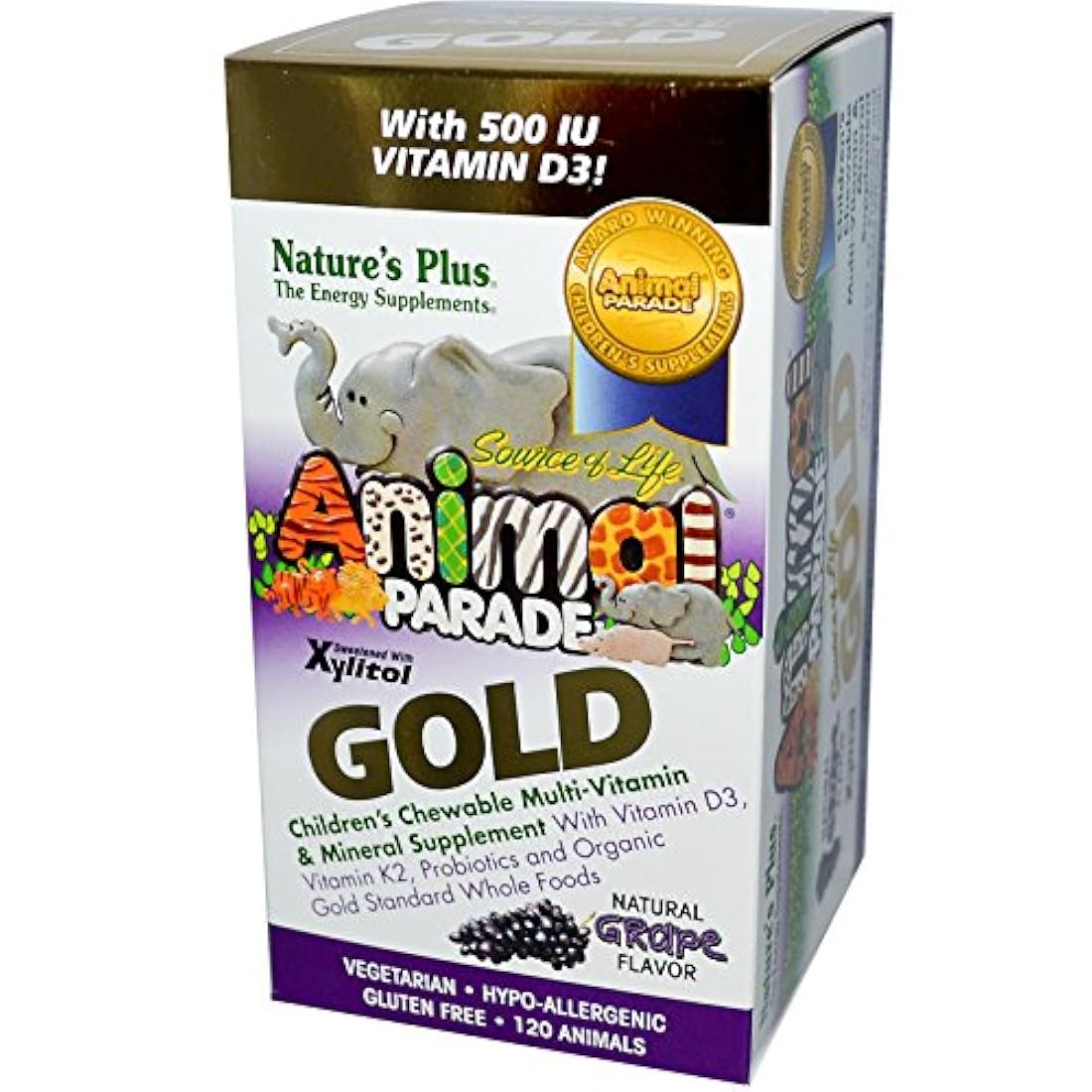 NaturesPlus - Suplemento vitaminico infantil