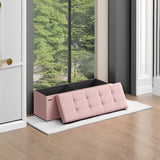Banco de almacenamiento plegable, reposapiés, modelo ULSF077R11