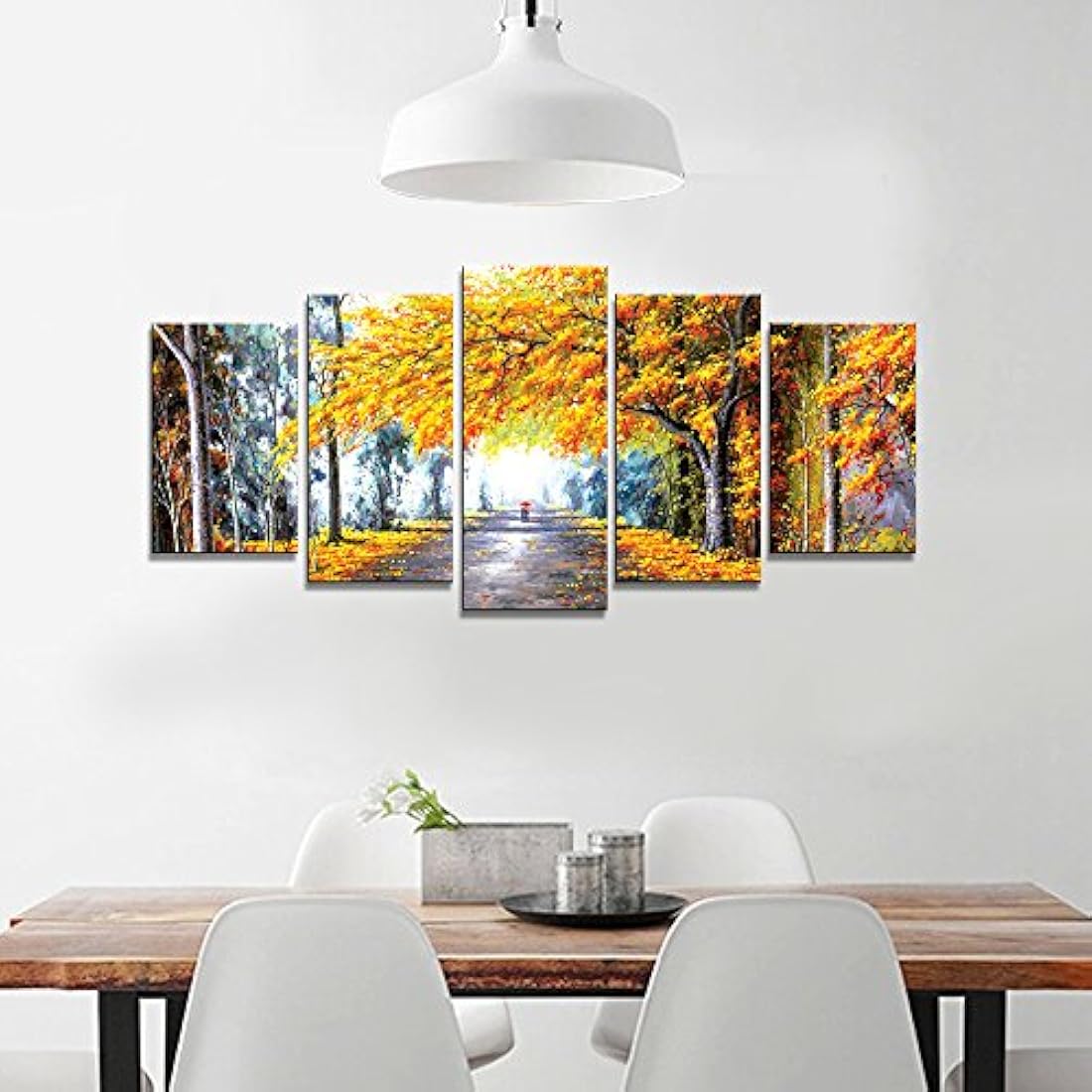 Wieco Art  impresiones en lona Arte Giclée  5 paneles