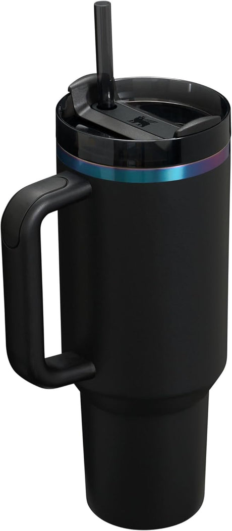 Vaso aislante con tapa 3 en 1, compatible con portavasos