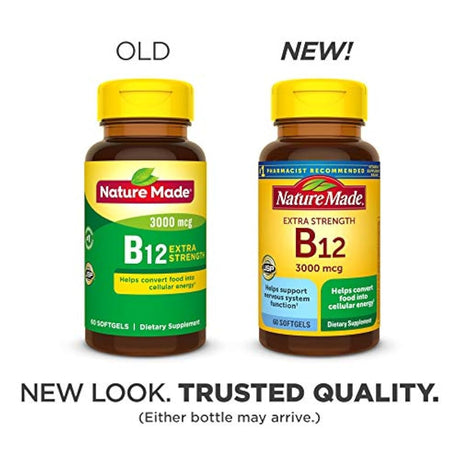 Vitamina B-12 softgels, 3000 mcg, 60 Count, 2720, 60, 1