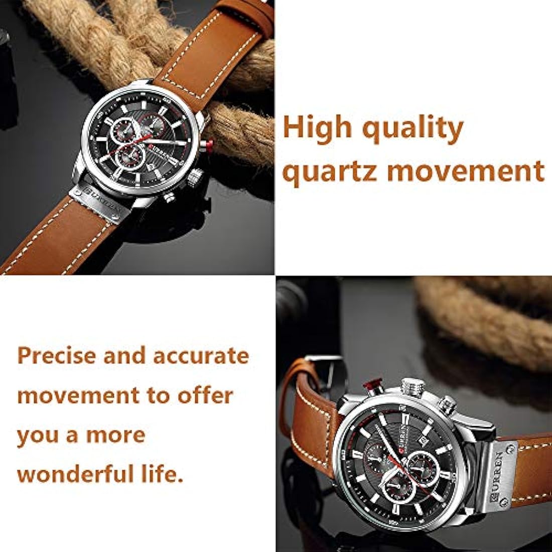 Relojes  de acero inoxidable  casual