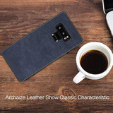 Funda de piel sintética para Samsung Galaxy Note 9