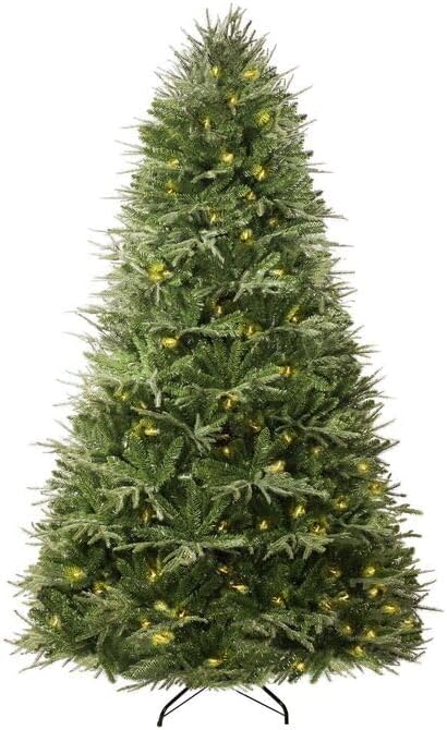 Árbol de Navidad 6.5ft Naomi Home, luces, 2041 ramas, preiluminado