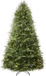Árbol de Navidad 6.5ft Naomi Home, luces, 2041 ramas, preiluminado