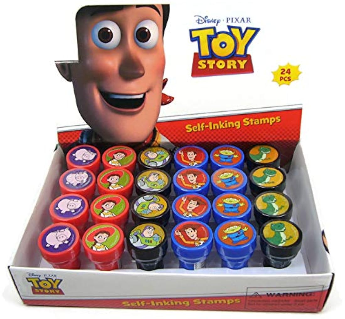 Sellos autoentintados para fiesta de cumpleaños Toy Story