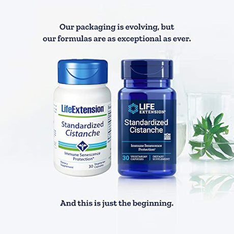Life Extension Standardized Cistanche 30 Vegetarian Capsules