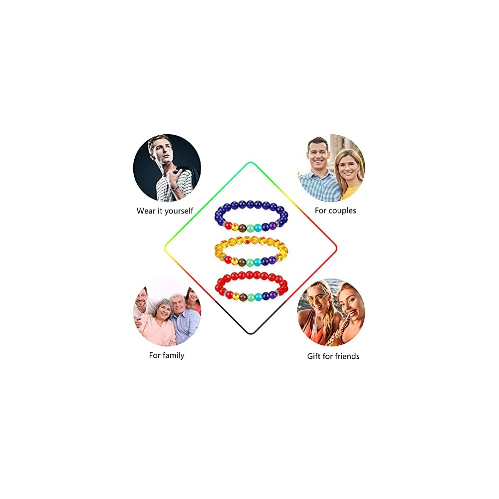 Pulseras y tobilleras de chakra para mujer