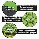POWERLIX - Colchoneta hinchable ultraligera, ideal para camp