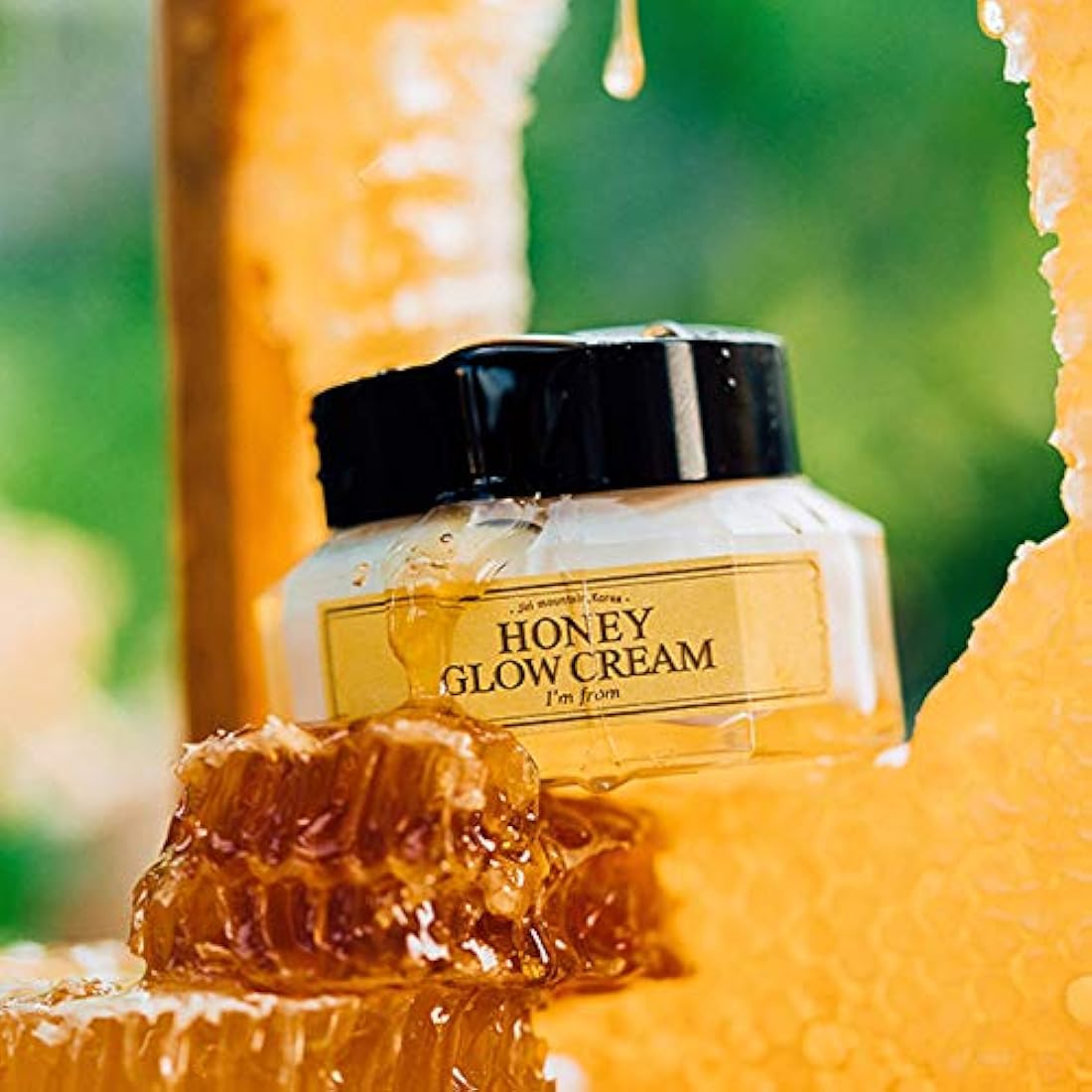 Crema brillante miel 1.76 oz, barrera de miel no pegajosa
