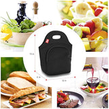 Bolsa de almuerzo con aislamiento impermeable con bolsillo