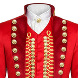 Disfraces Adultos hombres rojo circo anillo maestro