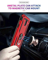 Estuche para teléfono TJS para Samsung   (Rojo / Negro)