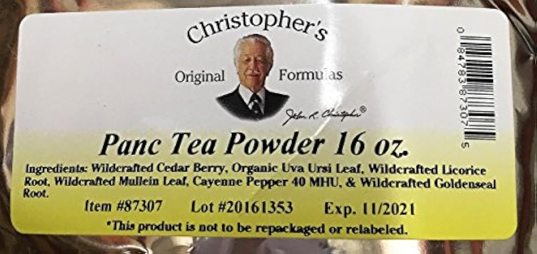Christophers Original fórmulas Panc té Powder 16 oz