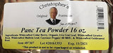 Christophers Original fórmulas Panc té Powder 16 oz