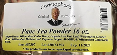 Christophers Original fórmulas Panc té Powder 16 oz