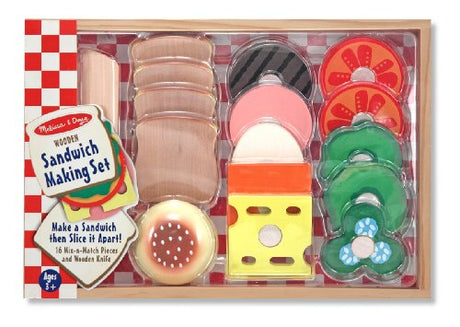 Set de sandwiches de madera