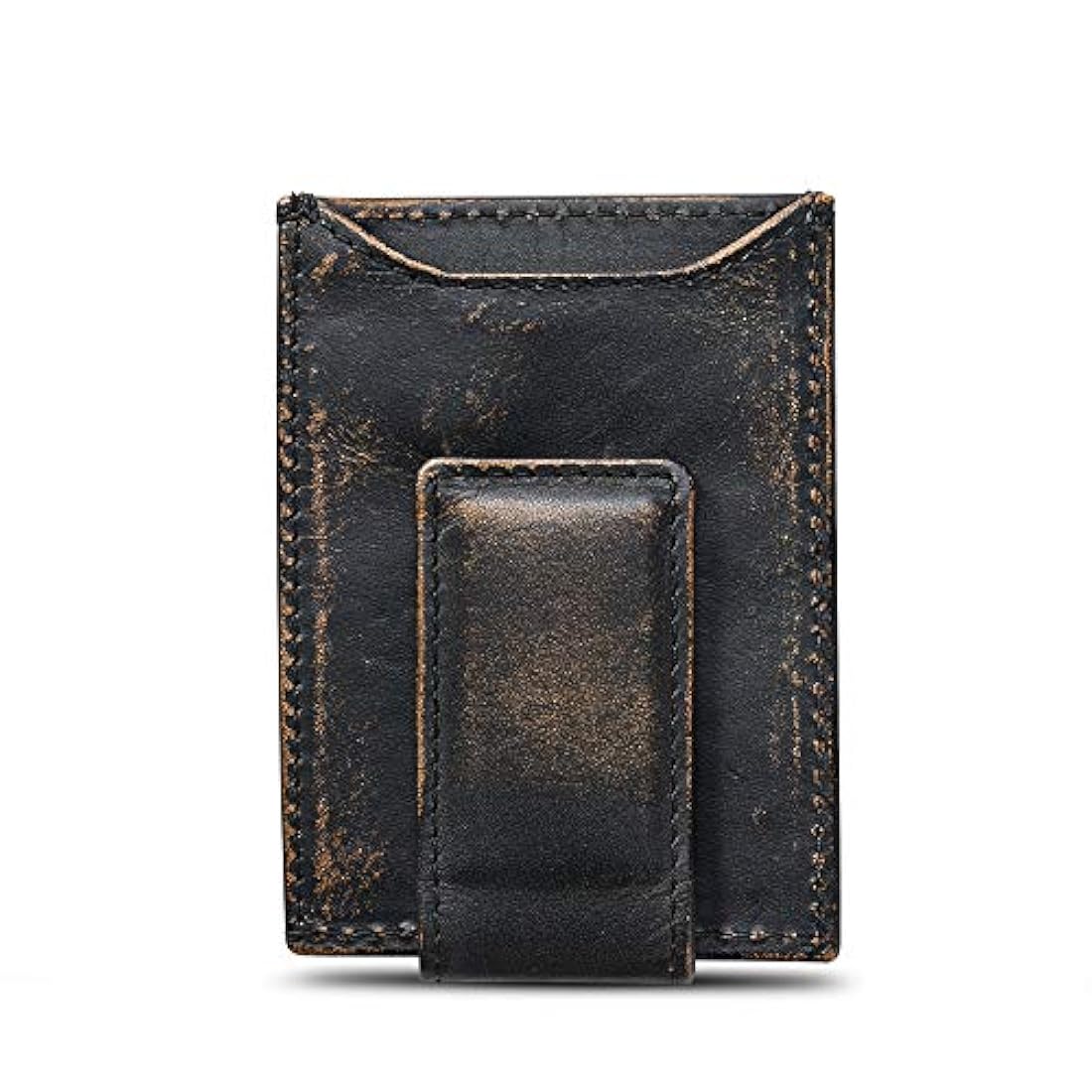 Cartera de bolsillo frontal  billetera delgada con clip