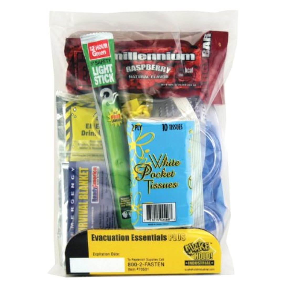 ¡Quakehold! 70501 Evacuation Essentials Plus Kit