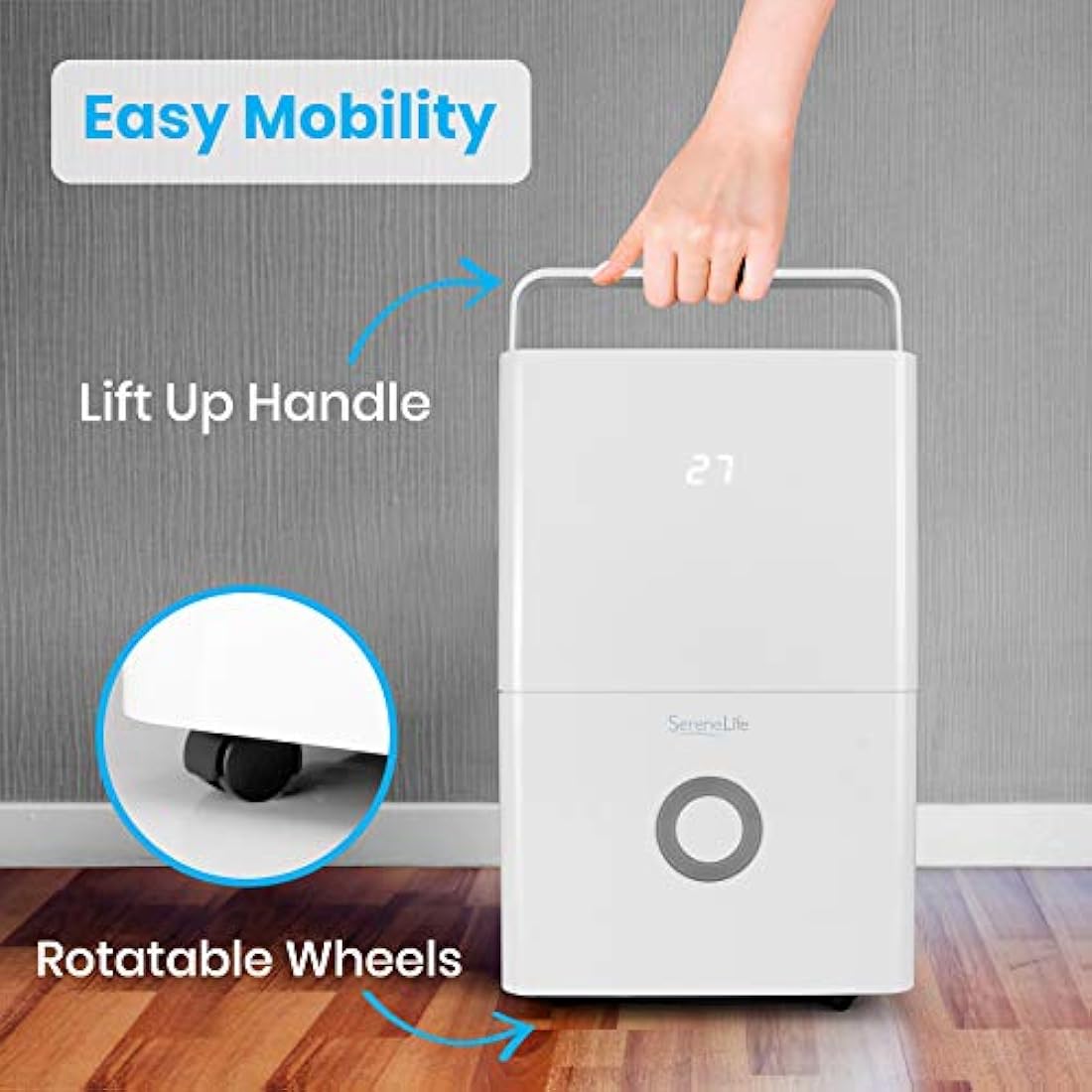 Deshumidificador electrónico compacto SereneLife SLDEHU50