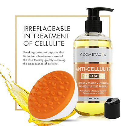 Aceite de masaje anticelulitis – 100% natural de celulitis