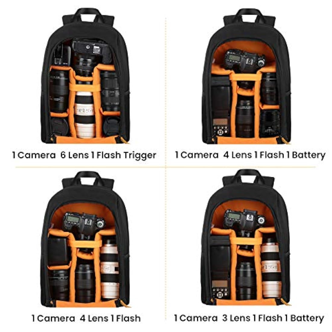 Morral impermeable para cámara de gran capacidad