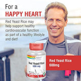 Arroz de levadura roja 600 mg Solaray