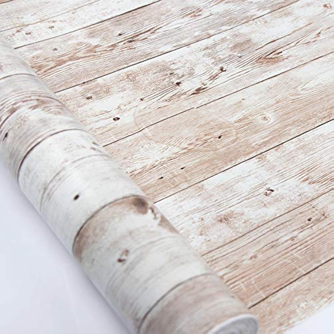 Abyssaly Papel pintado de madera autoadhesivo para pared