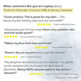 Foxbrim Naturals - Gel limpiador de cara, natural y orgánico
