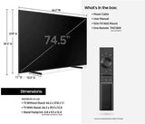 Televisor Samsung 75 4K HDR Smart TV con Alexa QN75LS03AAFXZA