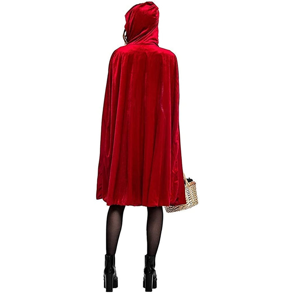 Disfraz de Caperucita Roja para mujer con capa talla S