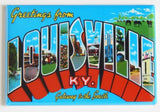 Imán para nevera Greetings From Louisville Kentucky